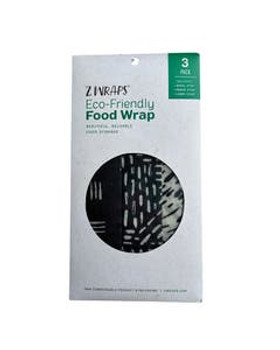 Z Wraps 3-Pack Assorted Sizes Beeswax Food Storage Wraps (Rhys, Jaye & Deryn)