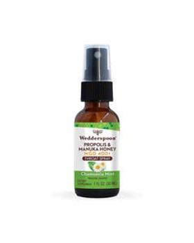 Wedderspoon Chamomile & Mint Propolis & Manuka Honey Throat Spray 1 fl. oz. Wedderspoon Chamomile & Mint Propolis & Manuka Honey Throat Spray 1 fl. oz.