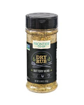 Frontier Co-op Buttery Herb Dry Rub 5.36 oz. Frontier Co-op Buttery Herb Dry Rub 5.36 oz.