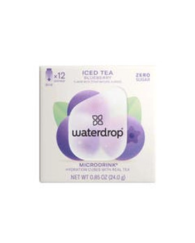 Waterdrop Microdrink Blueberry Iced Tea Water Flavor Drops 12 cubes/servings Waterdrop Microdrink Blueberry Iced Tea Water Flavor Drops 12 cubes/servings