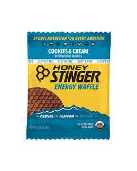 Honey Stinger Cookies & Cream Organic Waffles 1.06 oz. Honey Stinger Cookies & Cream Organic Waffles 1.06 oz.