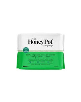 The Honey Pot Organic Herbal Heavy Flow Pantiliners with Wings 20 count The Honey Pot Organic Herbal Heavy Flow Pantiliners with Wings 20 count
