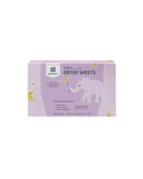 Grab Green Dreamy Rosewood Baby Dryer Sheets 80 count Grab Green Dreamy Rosewood Baby Dryer Sheets 80 count
