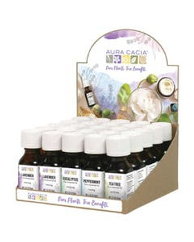 Aura Cacia Essential Oil Counter Display Top-Selling Variety Pack 25 ct. Aura Cacia Essential Oil Counter Display Top-Selling Variety Pack 25 ct.
