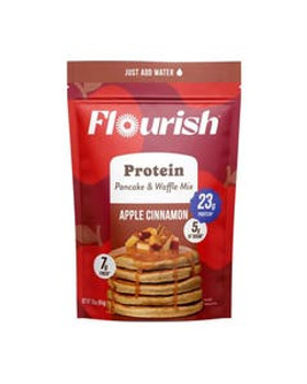 Flourish Apple Cinnamon Protein Pancake Mix 16 oz. Flourish Apple Cinnamon Protein Pancake Mix 16 oz.