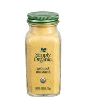 Simply Organic Mustard Seed, Ground 2.65 oz. Simply Organic Mustard Seed, Ground 2.65 oz.