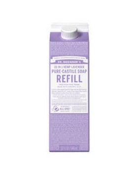 Dr. Bronner's 18-in-1 Lavender Castile Soap 32 fl. oz. refill carton Dr. Bronner's 18-in-1 Lavender Castile Soap 32 fl. oz. refill carton
