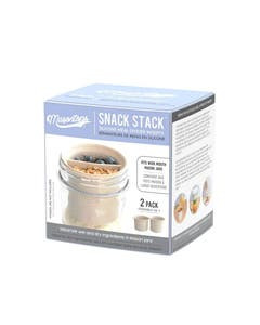 Masontops Wide Mouth Oatmeal Silicone Meal Divider Inserts 2 count