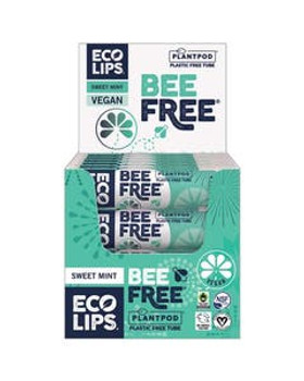 Eco Lips Plant Pod Bee Free Sweet Mint Lip Balm Display 24 (0.15 oz.) tubes Eco Lips Plant Pod Bee Free Sweet Mint Lip Balm Display 24 (0.15 oz.) tubes