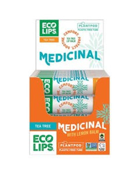 Eco Lips Plant Pod Medicinal Lip Balm Display 24 (0.15 oz.) tubes Eco Lips Plant Pod Medicinal Lip Balm Display 24 (0.15 oz.) tubes