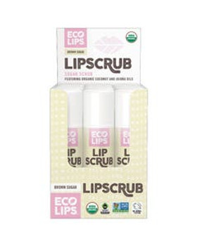 Eco Lips Brown Sugar Lip Scrub Stick Display 12 (0.56 oz.) tubes Eco Lips Brown Sugar Lip Scrub Stick Display 12 (0.56 oz.) tubes