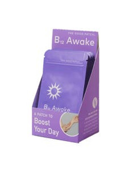 The Good Patch B12 Awake Plant Patch Display 13 packs of 4 count