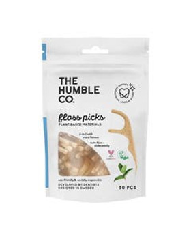 The Humble Co. Mint Dental Floss Picks 50 pieces The Humble Co. Mint Dental Floss Picks 50 pieces