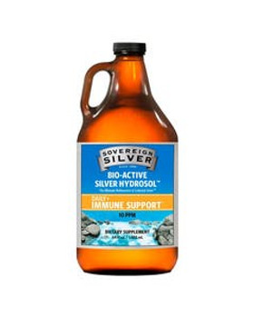 Sovereign Silver Bio-Active Silver Hydrosol, Immune Support 64 fl. oz. Sovereign Silver Bio-Active Silver Hydrosol, Immune Support 64 fl. oz.