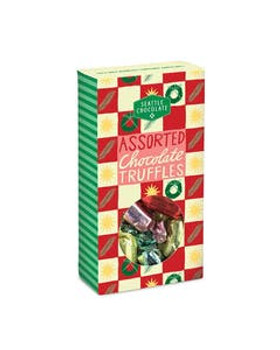 Seattle Chocolate That's A Wrap Truffle Window Gift Box 4 oz. Seattle Chocolate That's A Wrap Truffle Window Gift Box 4 oz.