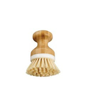 Harold Import HIC Bamboo Handle Dishwashing Vegetable Brush 3" Harold Import HIC Bamboo Handle Dishwashing Vegetable Brush 3"