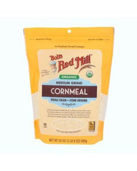 Bob's Red Mill Organic Medium Grind Cornmeal 24 oz. bag