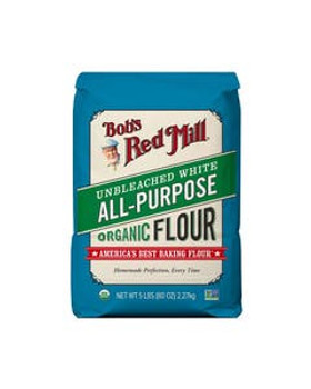 Bob's Red Mill Organic Unbleached All-Purpose Flour 5 lbs. Bob's Red Mill Organic Unbleached All-Purpose Flour 5 lbs.