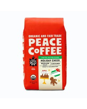Peace Coffee Holiday Cheer Medium Roast Ground Coffee 12 oz. Peace Coffee Holiday Cheer Medium Roast Ground Coffee 12 oz.