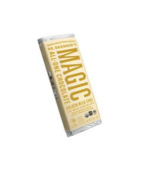 Dr. Bronner's Golden Milk Chai Oat Milk Chocolate Bar 2.93 oz.