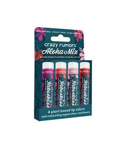 Crazy Rumors Aloha Mix Lip Balm 4 pack