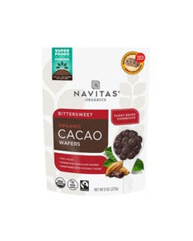 Navitas Organics Bittersweet Cacao Wafers 8 oz. Navitas Organics Bittersweet Cacao Wafers 8 oz.