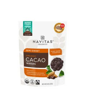 Navitas Organics Semi-Sweet Cacao Wafers 8 oz. Navitas Organics Semi-Sweet Cacao Wafers 8 oz.