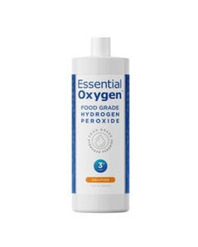 Essential Oxygen Food Grade 3% Hydrogen Peroxide 32 fl. oz. Essential Oxygen Food Grade 3% Hydrogen Peroxide 32 fl. oz.