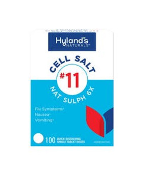 Hyland's Naturals Cell Salt #11 Nat Sulph 6X Tablets 100 count Hyland's Naturals Cell Salt #11 Nat Sulph 6X Tablets 100 count