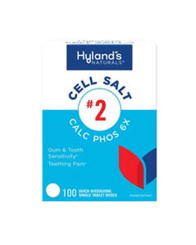 Hyland's Naturals Cell Salt #2 Calc Phos 6X Tablets 100 count