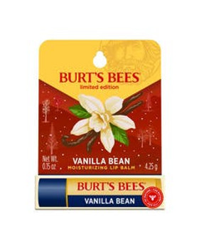 Burt's Bees Holiday Vanilla Bean Lip Balm 0.15 oz. blister box Burt's Bees Holiday Vanilla Bean Lip Balm 0.15 oz. blister box