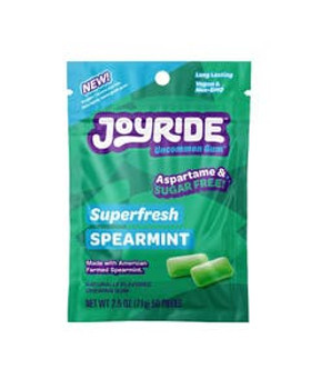 Joyride Superfresh Spearmint Sugar-Free Gum 50 pieces Joyride Superfresh Spearmint Sugar-Free Gum 50 pieces