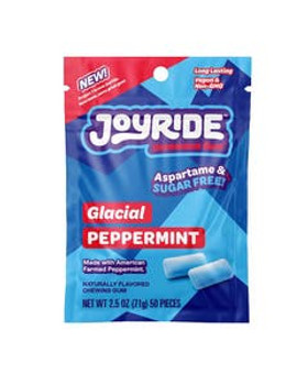 Joyride Glacier Peppermint Sugar-Free Gum 50 pieces Joyride Glacier Peppermint Sugar-Free Gum 50 pieces