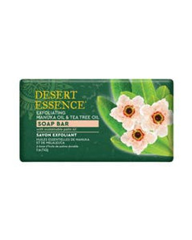Desert Essence Manuka Oil & Tea Tree Oil Exfoliating Body Soap 5 oz. Desert Essence Manuka Oil & Tea Tree Oil Exfoliating Body Soap 5 oz.