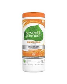 Seventh Generation Lemongrass Citrus Disinfecting Wipes 35 count Seventh Generation Lemongrass Citrus Disinfecting Wipes 35 count