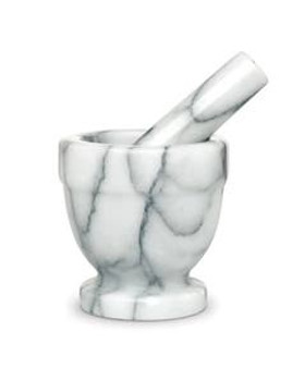 Harold Import HIC Marble Mortar and Pestle Spice Herb Grinder 4" x 4" Harold Import HIC Marble Mortar and Pestle Spice Herb Grinder 4" x 4"