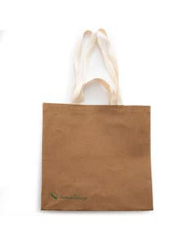Greener Things Kraft Paper Shoulder Tote Greener Things Kraft Paper Shoulder Tote