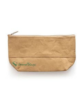 Greener Things Kraft Paper Insulated Zipper Pouch Greener Things Kraft Paper Insulated Zipper Pouch