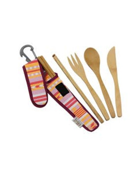 To-Go Ware Premium Utensil Set, Daybreak Print