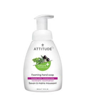 Attitude Coriander & Olive Foaming Hand Soap 10 fl. oz. Attitude Coriander & Olive Foaming Hand Soap 10 fl. oz.