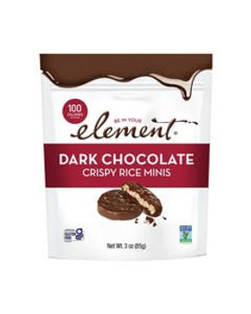 Element Snacks Dark Chocolate Crispy Rice Minis 3 oz. Element Snacks Dark Chocolate Crispy Rice Minis 3 oz.