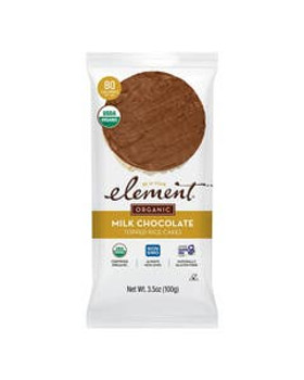 Element Snacks Milk Chocolate Topped Rice Cakes 3.5 oz. Element Snacks Milk Chocolate Topped Rice Cakes 3.5 oz.
