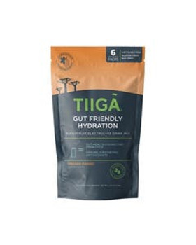 Tiiga Orange Mango Gut Friendly Hydration 6 (0.46 oz.) packets