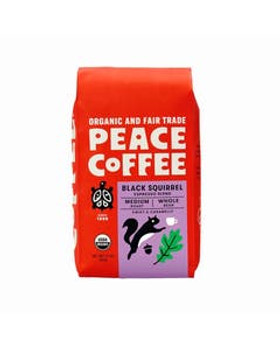 Peace Coffee Whole Bean Black Squirrel Espresso Blend 12 oz Peace Coffee Whole Bean Black Squirrel Espresso Blend 12 oz
