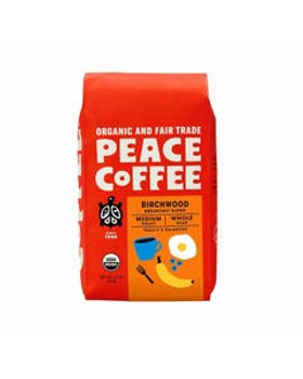 Peace Coffee Whole Bean Birchwood Breakfast Blend 12 oz Peace Coffee Whole Bean Birchwood Breakfast Blend 12 oz