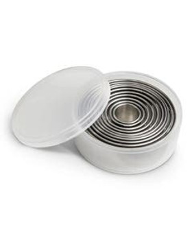 Mrs. Anderson Baking Round Cutters Set of 10 Mrs. Anderson Baking Round Cutters Set of 10