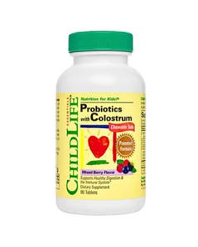 ChildLife Essentials Probiotics with Colostrum 90 chewable tablets ChildLife Essentials Probiotics with Colostrum 90 chewable tablets