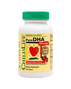 ChildLife Essentials Pure DHA 90 Chewable Soft Gels