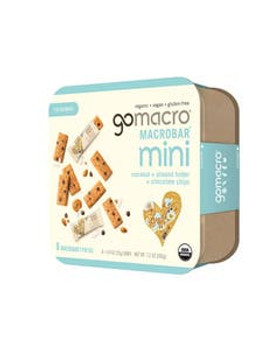 GoMacro Coconut Almond Butter Chocolate Chips MacroBar Minis 8 (0.9 oz.) pack GoMacro Coconut Almond Butter Chocolate Chips MacroBar Minis 8 (0.9 oz.) pack