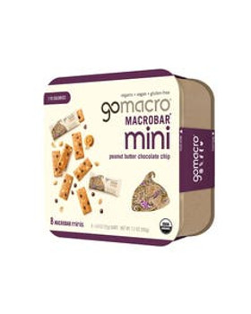 GoMacro Peanut Butter Chocolate Chip MacroBar Minis 8 (0.9 oz.) pack GoMacro Peanut Butter Chocolate Chip MacroBar Minis 8 (0.9 oz.) pack
